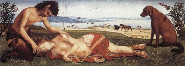 Piero di Cosimo Satyr Mourning over a Nymph